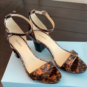 Pashion Footwear Tortoise Shell "Pashionista" Sandals